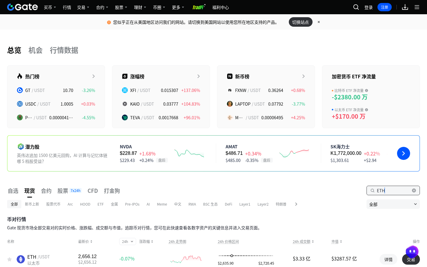 Gate 现货自选怎么添加:新手找交易对-玩转加密货币