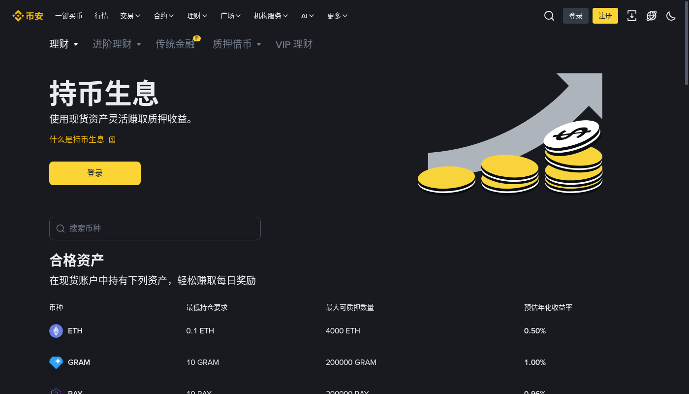 新手第一次看币安软质押 Soft Staking:入口、自动计息和怎么关掉-玩转加密货币