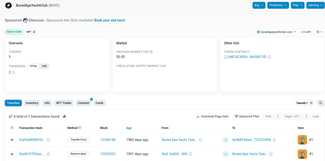 NFT 是什么:新手用区块浏览器看懂 Token ID-玩转加密货币
