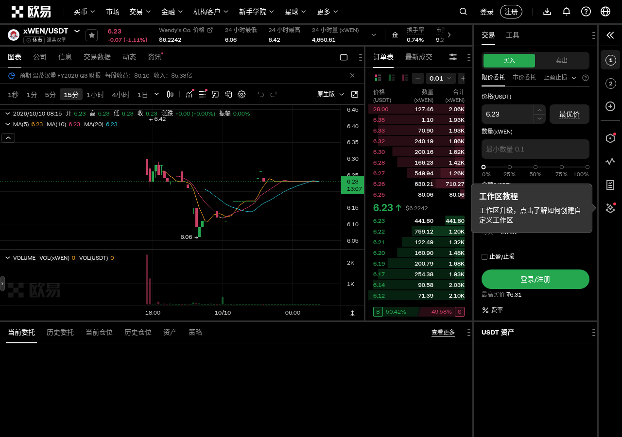 新手第一次买欧易 xBRKB 代币化股票:搜现货对、下单 5 步-玩转加密货币